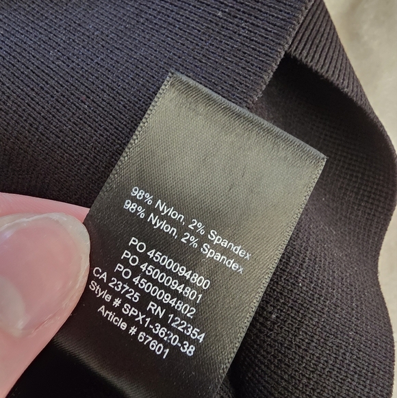 Black Square Neck Women's Top - Picture 7 of 8